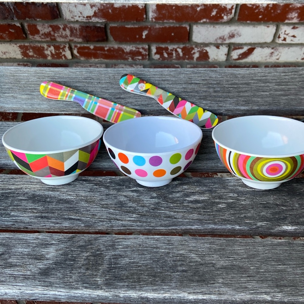 French Bull mini bowls and dip spreaders (5)